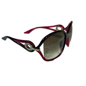 Dior VOLUTE2STR Chic Red Sunglasses with Rhinestone Detail OF5058S57N